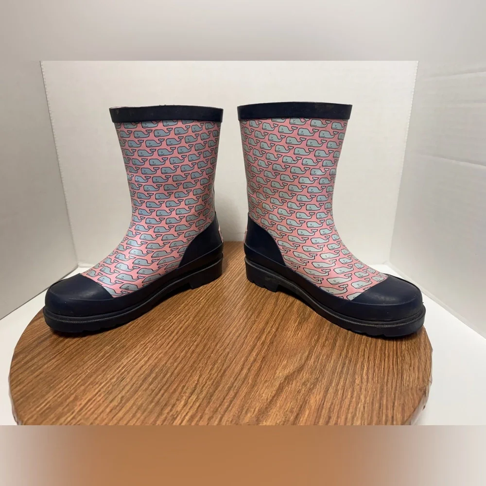Vineyard vines “Singing in the Rain” Little Girl Rain Mud Boots